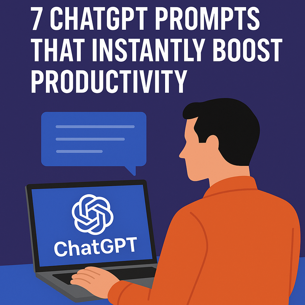 7 ChatGPT Prompts That Will Make You Unstoppably Productive